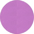 thumbnail image 1 of Ahgly Company Machine Washable Indoor Round Transitional Violet Purple Area Rugs, 3' Round, 1 of 7