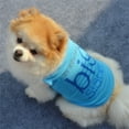 thumbnail image 5 of Walbest Dog T-Shirt Polyester Puppy Shirts "I am going to be a big sister" Print Pet Dog Shirt Small Dog Clothes Summer Pet Shirt Doggie Vest for Small Dogs Pets Puppy Kitten, Green, S Size, 5 of 7