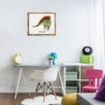 thumbnail image 4 of Stupell Industries Traditional Stegosaurus Dinosaur Learning Gold Floating Frame Canvas Art, 21 x 17, by Brett Blumenthal, 4 of 8