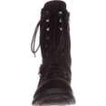 thumbnail image 2 of Womens AR35 Reighn Lace-up Combat Boots, Black, 2 of 6