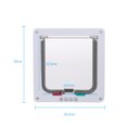 thumbnail image 4 of Pet Gat Door Entrada de Mascota Safe Ferromagnetic Pet Flap Puerta 4 Formas de Bloquear Auticamete para Kitty Perros pequeños, 4 of 7