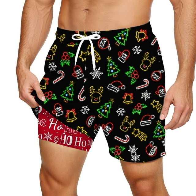 Men's Summer Casual Shorts with Functional Pockets and Inner Layer for Versatile Outdoor Wear Durable Construction for Daily Leisure Street Style and Travel