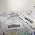 thumbnail image 5 of Calvin Klein Womens White Rainbow Logo Cropped Basic Top T-Shirt Size XXL $39, 5 of 5
