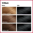 thumbnail image 3 of Revlon ColorSilk Beautiful Permanent Hair Dye, Dark Brown, At Home Full Coverage Application Kit, 10 Black, 3 Pack, 3 of 11