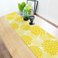 thumbnail image 4 of Abstract Flower Yellow Modern Table Runner For Wedding Party Chirstmas Cake Floral Tablecloth Home Decoration, 4 of 5