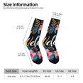 thumbnail image 2 of Cauagu Floral Welcome Sign Print Crew Socks for Women and Men,Adult Athletic Running Socks 1-Pair Sports Socks Work Gear Socks with Moisture Wicking, 2 of 6