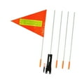 thumbnail image 4 of Bandera de bicicleta con mástil para niños, accesorios, mástil de fibra de vidrio, impermeable, de alta visibilidad, para sillas de ruedas y carritos 30 centímetros, 4 of 8