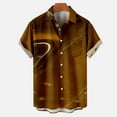 thumbnail image 2 of LYXSSBYX Mens Shirts Short Sleeve Button down Men Casual Fashion Turn-down Collar Hawaiian Printing Short Sleeve Have Pockets Cardigan Button Shirt Tops Blouse, 2 of 5