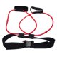 thumbnail image 5 of Banda de látex premium para glúteos, 10-40 libras, cinturón de resistencia, tubo para ejercicio de glúteos 20 libras rojas, 5 of 9
