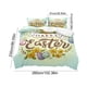 thumbnail image 3 of CaiYueKe Easter Bedding Set 3 Piece Duvet Cover and Pillowcases Cartoon Rabbit Egg Pattern Soft Microfiber Breathable Festive Home Decor Holiday Bedroom Decorations, 3 of 6