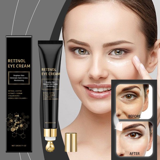 Crema de ojos de jazmín para las arrugas | Suero Hidratante Reafirmante | Tratamiento antiedad hidratante para debajo de los ojos | Reduce las líneas finas, las ojeras, la hinchazón | Cuidado de la