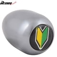 thumbnail image 3 of Ikon Motorsports Gunmetal M12*1.75 Manual MT Racing Gear Shift Knob Compatible with Ford Mustang GT Shelby, 3 of 5