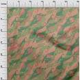 thumbnail image 3 of oneOone Cotton Cambric Green Fabric Abstracts Quilting Supplies Print Sewing Fabric By The Yard 42 Inch Wide, 3 of 5