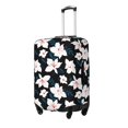 thumbnail image 2 of Wukai Lilies Flowers Elastic Luggage Cover: Personalized Protection for Your Suitcase - Fits 19~29-inch, Washable & Durable Travel Companion-Small, 2 of 8
