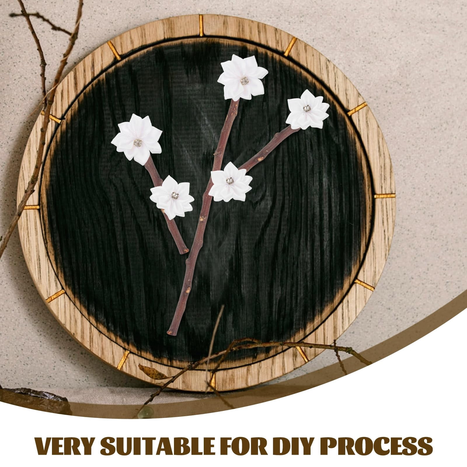 36Pcs Natural Wood Log Sticks for Crafts 11.8" Dried Twigs for DIY Wood Craft Supplies Photo Props and Home Decoration Accessories, Brown