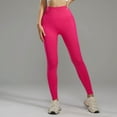 thumbnail image 3 of LRen Women Seamless Leggings High Waist Workout Gym Yoga Pants Tummy Control Leggings Ruched Lift Yoga Pants Workout Tights, 3 of 4