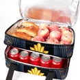 thumbnail image 5 of Pray Double Layered Insulated Lunch Bag with Two Compartments, Large Capacity, and Hand Carry - 7.1x11.4x16.1 inches - Ideal for Work or School Lunch Bags, 5 of 6
