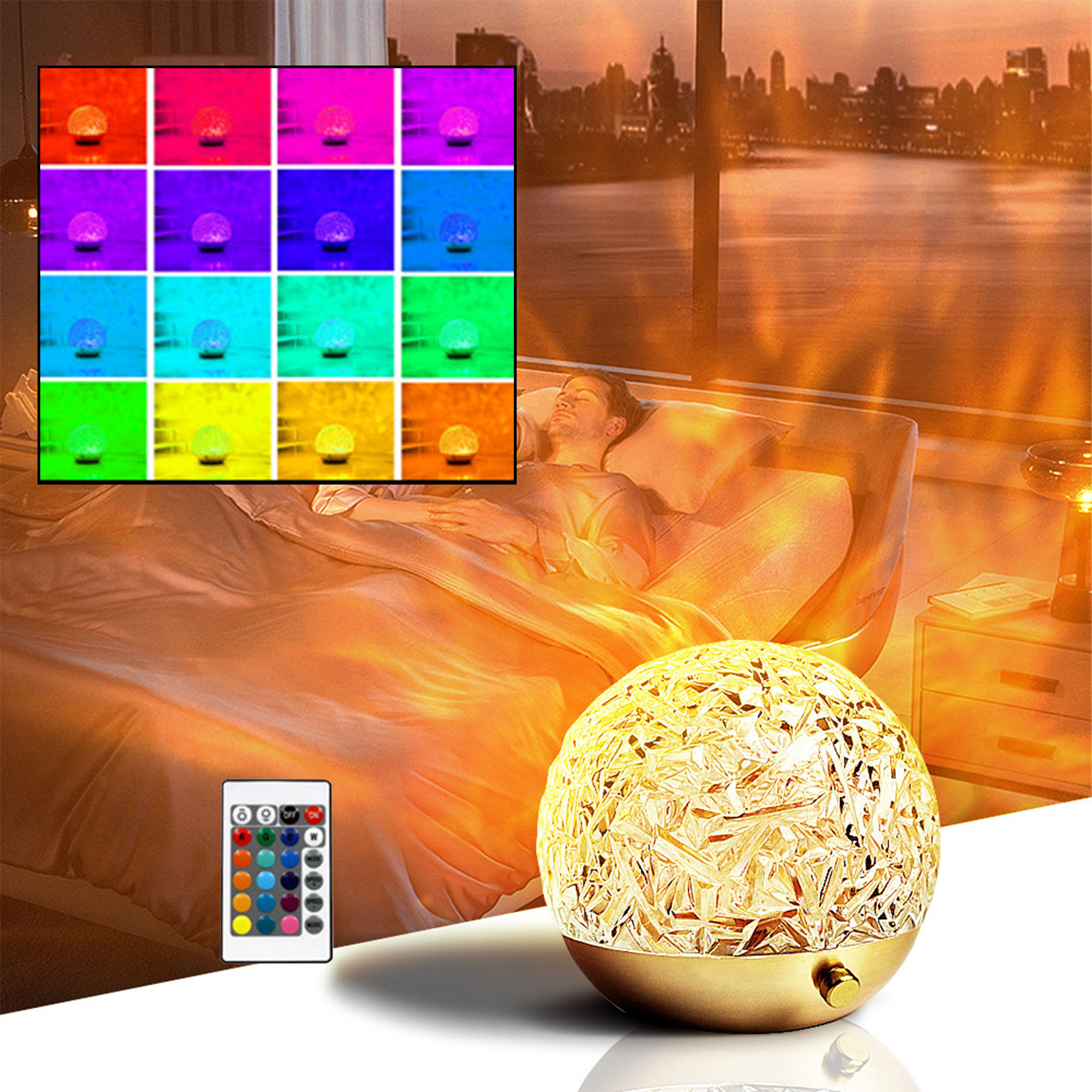 amlbb Automatic Rotation Water Ripple Light Shadow Atmosphere Lamp