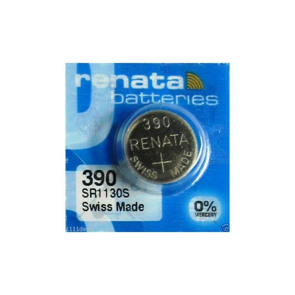 Renata Battery 390 Sr1130Sw Silver 1.55V Swiss Made