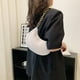 thumbnail image 4 of Bolso de un solo hombro, bolso de mano clásico retro, bolso de mano de un solo hombro con cremallera adecuado para damas blanco, 4 of 5