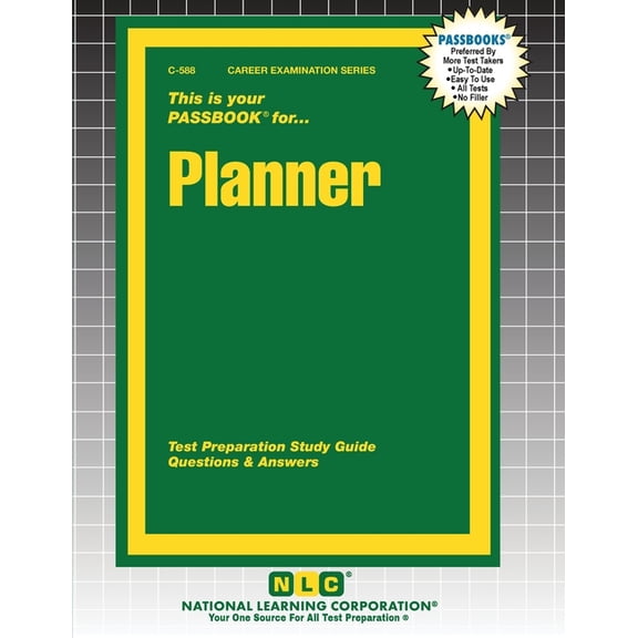 Career Examination Planner, Book 588, (Paperback)