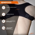 thumbnail image 3 of Corrector de Postura Ajustable, Faja Corrección de la Postura de Espalda Unitalla para Mujer, Hombre y Adolescentes, Chaleco Corrector Postura Hombros, Alivio del Dolor de Hombros, Fácil de usar Hyperz CORRECTORAL70, 3 of 6