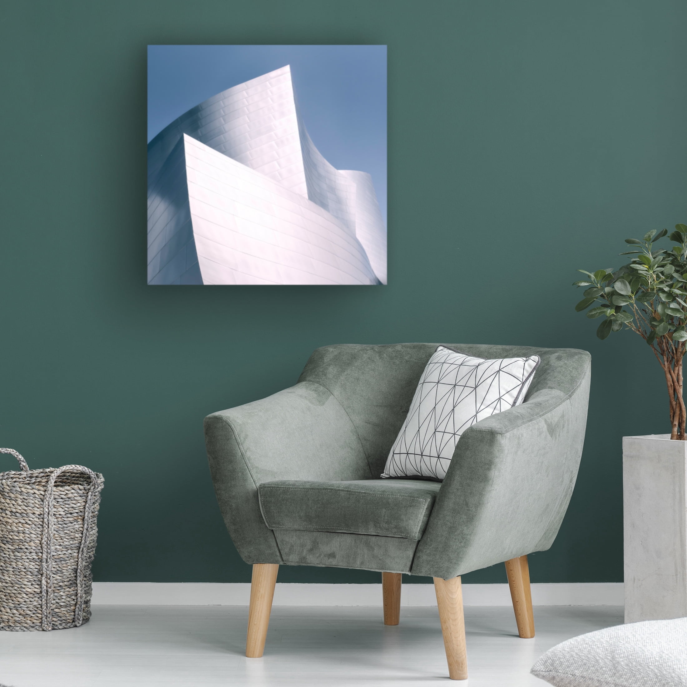 Canvas Wall Art - Mike Kreiten 'Pointing' Wall Art for Living Room, Bedroom, or Office D?cor by Trademark Fine Art - 35 x 35 Inches
