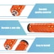 thumbnail image 4 of 1 Pares Naranja Universal Motocicleta Bicicleta Clavijas Reposapiés Pedal, 4 of 6