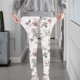 thumbnail image 4 of Odeerbi 3-8 Años Niñas Leggings Florales Mallas Elásticas Pantalones de Suaves Y Cómodos Pantys Hasta El Tobillo, 4 of 6