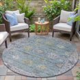 thumbnail image 3 of Dalyn Rugs Machine Washable Indoor/Outdoor Chantille ACN2052 Seafoam 8' x 8' Round Rug, 3 of 7