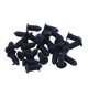 thumbnail image 4 of 50 Piezas de Plástico Empuje en Parachoques Guardabarros Puerta Remaches Clip 8mm Agujero Negro, 4 of 5