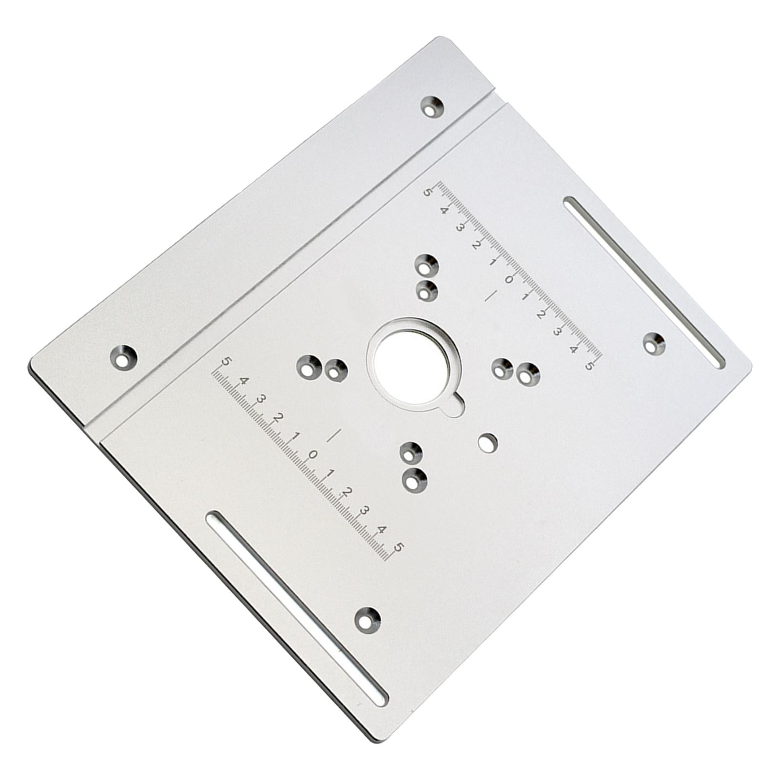 Router Table Insert Plate Table Top Insert Mounting Plate Benches Multifunction Wood Milling Flip Board for Milling Trimming Machine B Plate