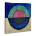 thumbnail image 2 of Stupell Industries Mid-Century Blue Toned Distressed Circle Canvas Art, 24 x 24, by Matthew Finger, 2 of 8