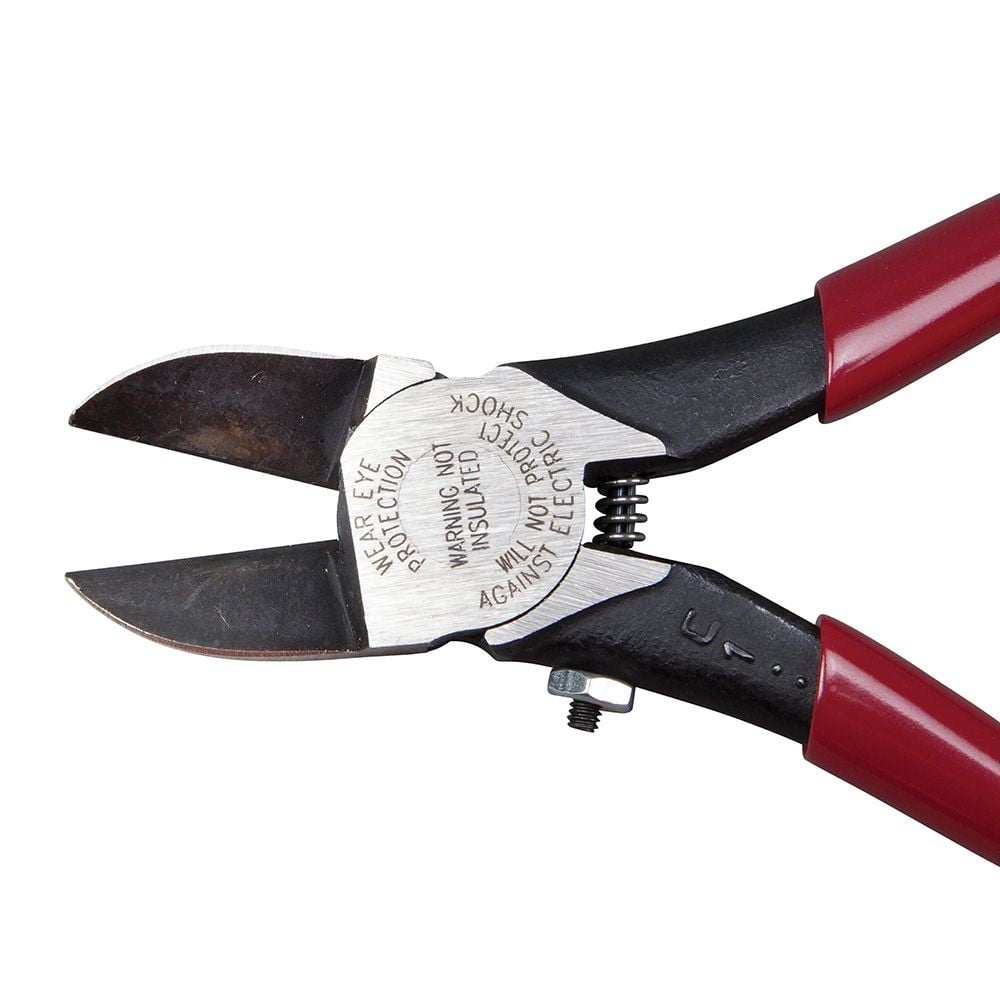 Klein Tools D227-7C 7 in. Spring Loaded Plastic Diagonal Cutting Pliers