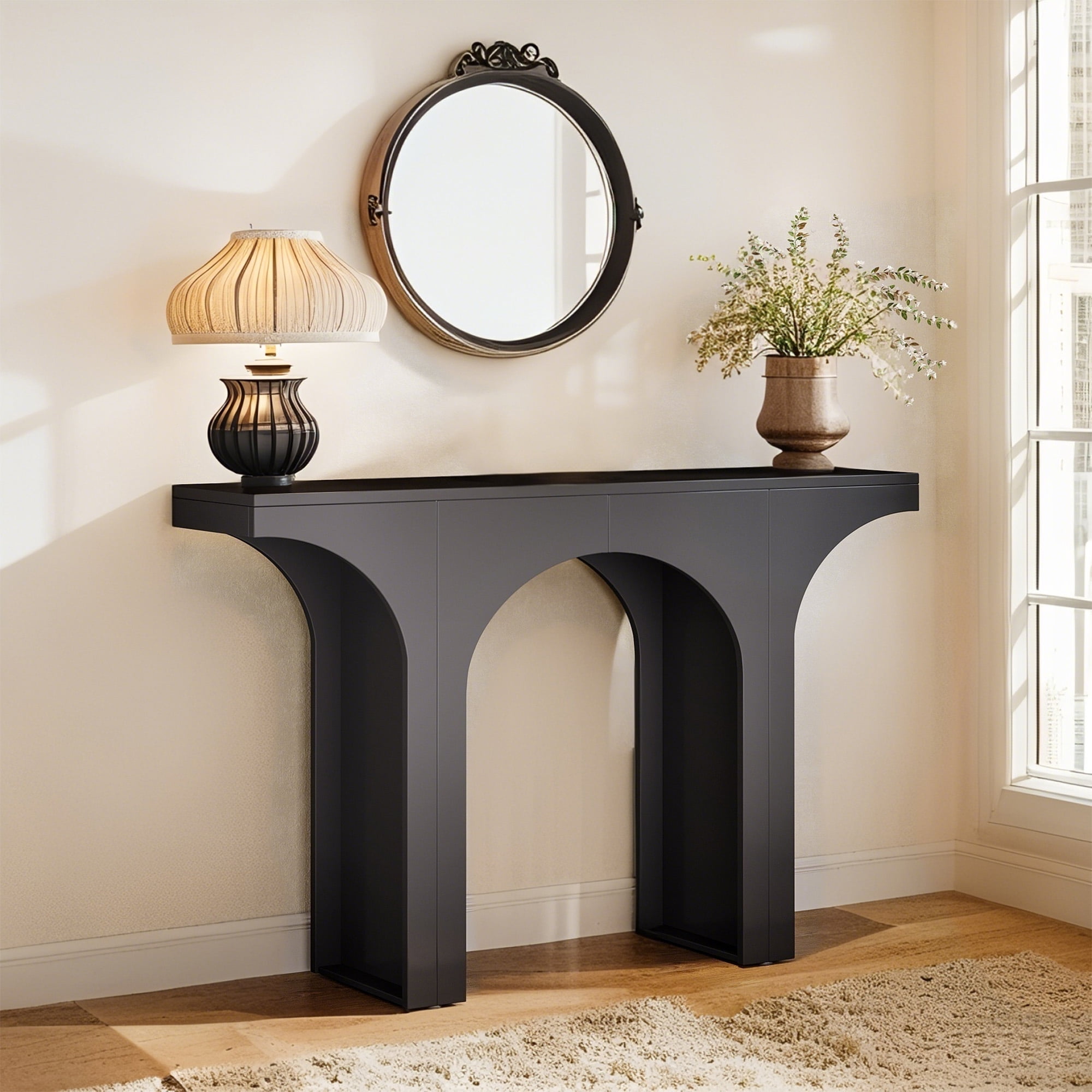 MAYEERTY Simple Minimalist Foyer Table, Stylish Non-Storage Console Table for Any Home Decor