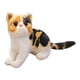 thumbnail image 5 of 2 lindos gatitos de peluche, muñecos de peluche decorativos, diseño hecho a mano para sofá. Amarillo con Negro y Gris con Negro, 5 of 9