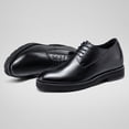 thumbnail image 5 of CMR CHAMARIPA Raised Shoes - High Increase Shoes - Black Leather Men's Derby Dress Shoes 8 CM / 3.15 Inches, 5 of 5