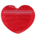thumbnail image 5 of CCOCC 50Pcs Cellophane Cello Bag Heart Plastic Bags for Jewelry Packaging Valentines Day Sealing Cookie Bags Zipper Lock Pouch, 5 of 9