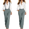 thumbnail image 6 of Guluxicc Women's Suspender Pants with Pockets Elastic Waist Shoulder Strap Jumpsuit for Summer Casual Outfits, 6 of 8