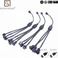 thumbnail image 2 of RGB 5V 3Pin 12V 4Pin 1 to 1/2/3/4/5 SM 2.54MM 3P 4Pin Male Female PC Motherboard AURA Fan LED Stripe Light Control Adapter Cable, 2 of 5