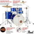 thumbnail image 2 of Pearl EXX725SC717 Export Series 22/10/12/16/14S 5-Piece Shell Pack Drum Kit - High Voltage Blue, 2 of 5
