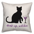 thumbnail image 2 of Creative Products Drink Up Witches 16x16 Spun Poly Pillow, 2 of 3