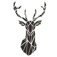 thumbnail image 1 of Maytalsory Wide Application Of 3D Mirror Deer Wall Stickers For Versatile Usage 3D Deer Head Mirror Wall Sticker Acrylic Decorative black S 1Set, 1 of 6