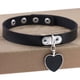 thumbnail image 1 of Collar con colgante de corazón de amor gótico punk de Harajuku, collar de cuero, collar de cuero, cadena para el cuello, pulsera, 1 of 6