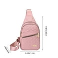 thumbnail image 3 of Uutvmp Crossbody Small Sling Backpack Sling Bag for Women, Chest Bag Daypack Crossbody for Travel Sport Running Hiking, 3 of 8