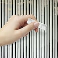 thumbnail image 2 of Vertical Blind Repairing Vane, Metal Vertical Blind Repairing Tabs, Metal Tabs Replacement for Vertical Blinds Replacement Slats, White 4PCS, 2 of 8