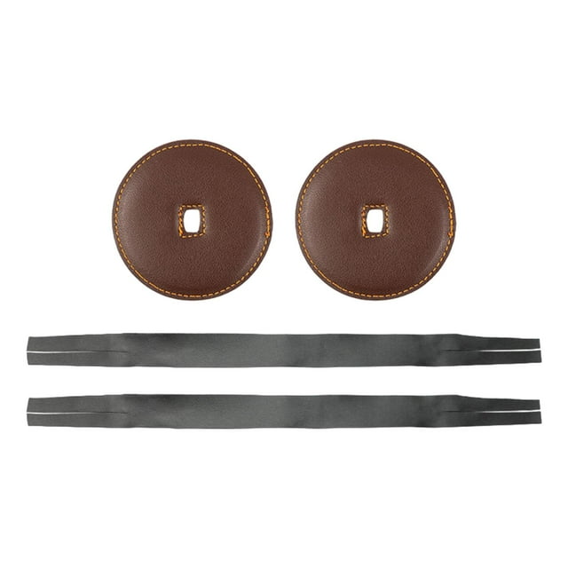 Tachiuwa 2 Pcs Poignée de Cymbale Réparation Instrument de Percussion de Marche Ceinture de Cymbale Brun