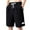 Black, variant on Iyufng Mens Shorts with Pockets,Men's Shorts,Men's Fashion Summer Loose Casual Solid Classic Half Shorts Pants
