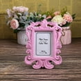 thumbnail image 3 of Hadanceo Picture Frame Baroque Rectangle Family Decoration Resin Vintage Classic Desktop Photo List Frame, 3 of 8
