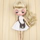 thumbnail image 4 of Vestido de la muñeca Bolso Sin Mangas Lindo Del Vestido + De Hombro Para La Ropa De La Muñeca Del Blythe De 12 '' Marrón marrón Fanmusic Vestido de la muñeca, 4 of 7